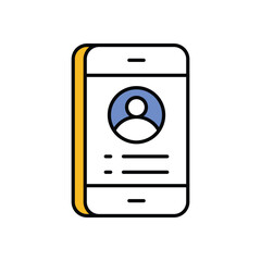 Digital Identity Icon vector stock illustration