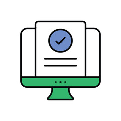 Online Access Icon vector stock illustration