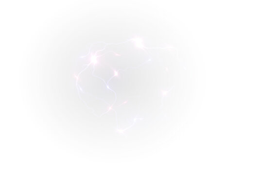 Transparent, sphere, energy, electricity, flash — a vibrant electric core PNG Overlay for sci-fi, fantasy, or tech-themed projects. Features lightning bursts and glowing plasma motion.