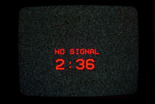 General stock - interference on a TV