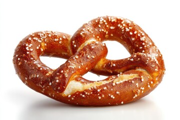 Pretzel isolated on white background