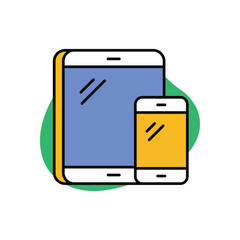Smart Device Icon vector stock illustration