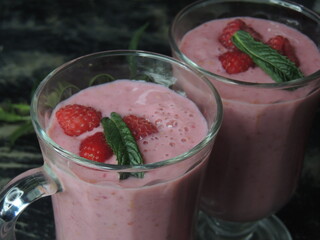 strawberry milk shake