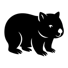 silhouette of a koala illustration vector style 