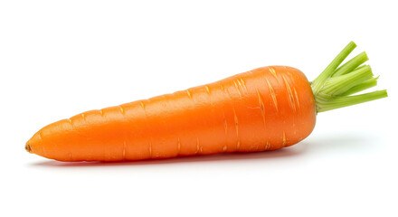 Fresh and Vibrant Carrot Isolated 3.