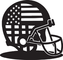 American football helmet on white background, helmet, football, sport, protection, equipment, isolated, american football, white, hockey, safety, vector, mask, team, blue, game, sports, illustration, 