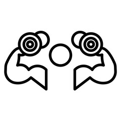 Gym Vector Icon