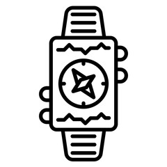 Fitness Tracker Vector Icon