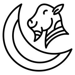 Eid Ul Adha Vector Icon