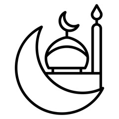 Eid Al Fitr Vector Icon