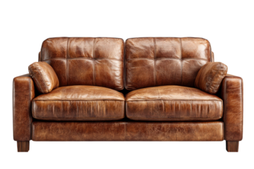 Luxurious Comfort Brown Leather Sofa Stylish Home Decor Seating Ideas Interior Design and