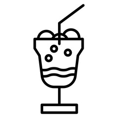 Cocktail Vector Icon