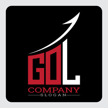 GDL logo design, GDL Company Logo Design Growth vector, GDL Upward Arrow Business Success Logo vector, GDL Corporate Branding Logo, GDL simple and modern logo, GDL business finance logo design, etc.