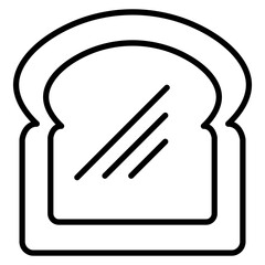 Toast Vector Icon