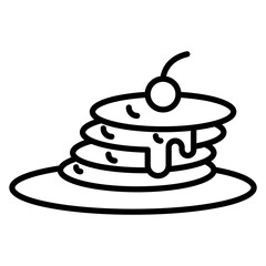 Pancakes Vector Icon