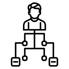 Hierarchy Vector Icon