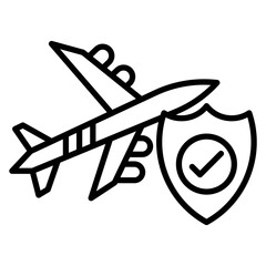 Travel Insurance Vector Icon