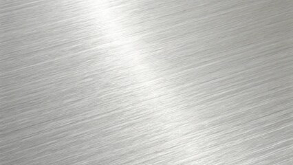 The brushed metal surface creates a textured background with a sleek and modern appearance
