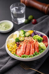 Shrimp and healthy shrimp dishes 