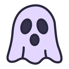 Ghost outline flat