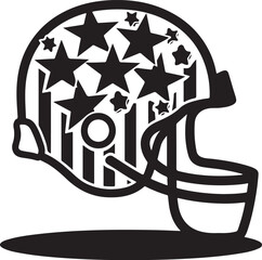 American football helmet on white background, helmet, football, sport, protection, equipment, isolated, american football, white, hockey, safety, vector, mask, team, blue, game, sports, illustration, 