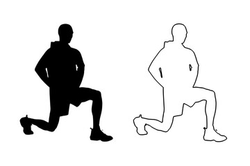 a black and white image of a basketball player basketball player, black, image, man, silhouette, stand 