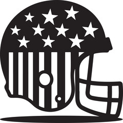 American football helmet on white background, helmet, football, sport, protection, equipment, isolated, american football, white, hockey, safety, vector, mask, team, blue, game, sports, illustration, 