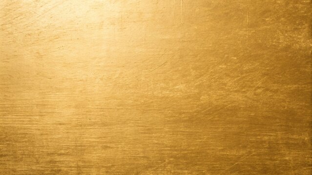A shimmering gold texture with horizontal brush strokes provides a rich and opulent background effect