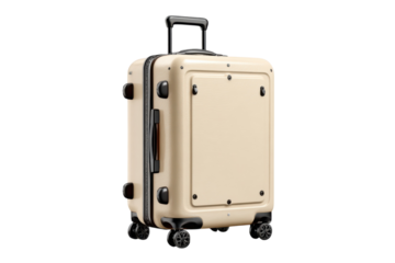 Stylish Beige Luggage for Travel Modern Carry On Suitcase Design Packing Essentials Vacation Ready