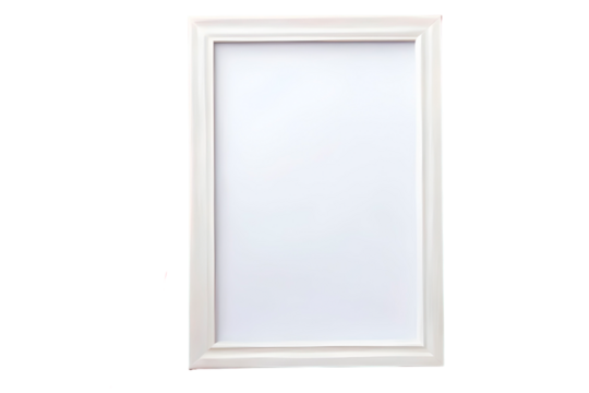 white blank frame