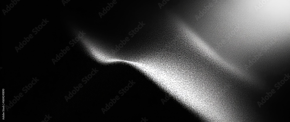 Aufkleber gradient metallic noise texture with light transition on transparent background