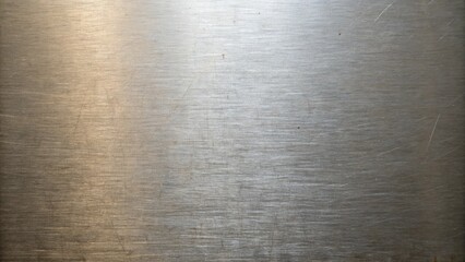 A slightly worn metal surface with a brushed texture creates a versatile industrial background with...