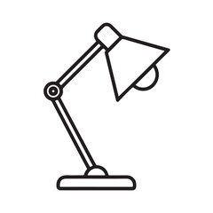Desk Lamp Icon vector