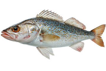 Naklejka premium Striking Portrait of a Fish Freshwater Species Aquatic Animal Wildlife Fish Anatomy Scales Fins Eyes