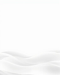 minimal white Background with Soft Gentle Curves