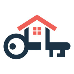 Modern Real Estate house Logo Design in Clean Vector Style.