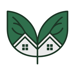 Modern Real Estate house Logo Design in Clean Vector Style.