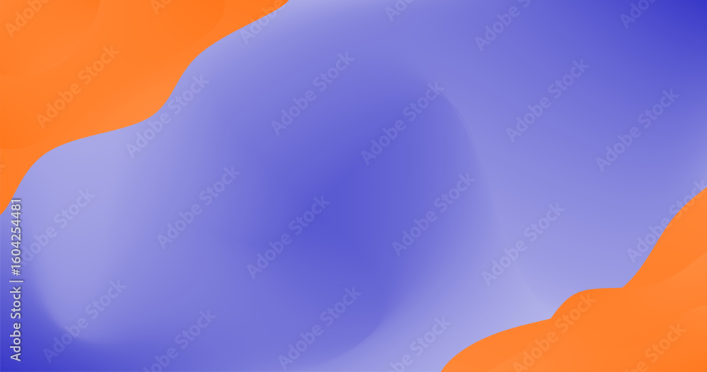 Aufkleber gradient background purple and orange layers with empty copy space wallpaper abstract pattern
