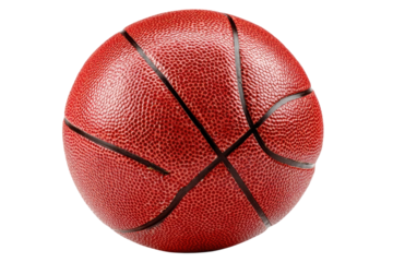 Studio Shot of a Basketball Sports Equipment Training Basketball Match Red Ball Healthy Lifestyle
