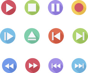 media player buttons