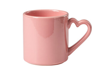 Delicate Pink Mug Heart Shaped Handle Coffee Cup Ceramic Tea Drinkware Love Valentine s Day Giftware