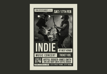 Indie Music Flyer