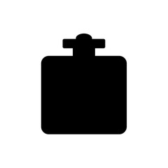Perfume Bottle Silhouette Vector Icon