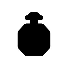 Perfume Bottle Silhouette Vector Icon