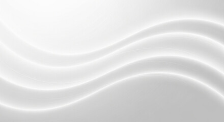 abstract smooth glowing white waves background 