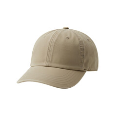 Fototapeta premium Twill cap isolated on white background for casual summer attire 