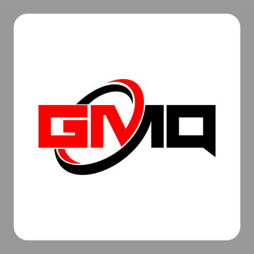 GMQ logo. GMQ letter. GMQ letter logo design. Initials GMQ logo linked with circle and uppercase monogram logo. Modern Red and Black Initials Logo for Corporate, GMQ typography for technology,