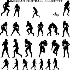football, american football, player,  vector bundle