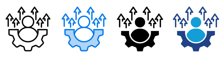 Evolve icon set multiple style collection