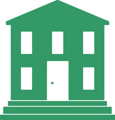 school building icon 